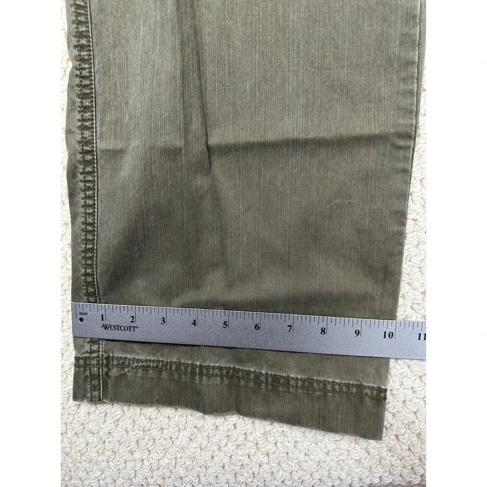 Dockers Pants Mens 38x33 Green Cargo Flat Front Relaxed Fit Field Khakis